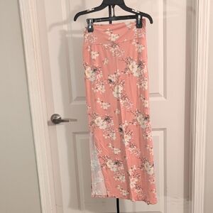 Rue21 Peach Floral Skirt